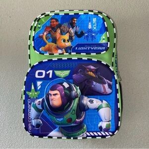 Disney Toy Story BUZZ LIGHTYEAR Large 3D School Backpack 16” Reinforced